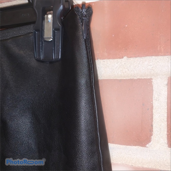 ZARA BASIC | Black Festival Faux Leather Pants - Picture 6 of 8